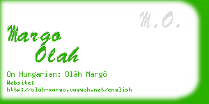 margo olah business card